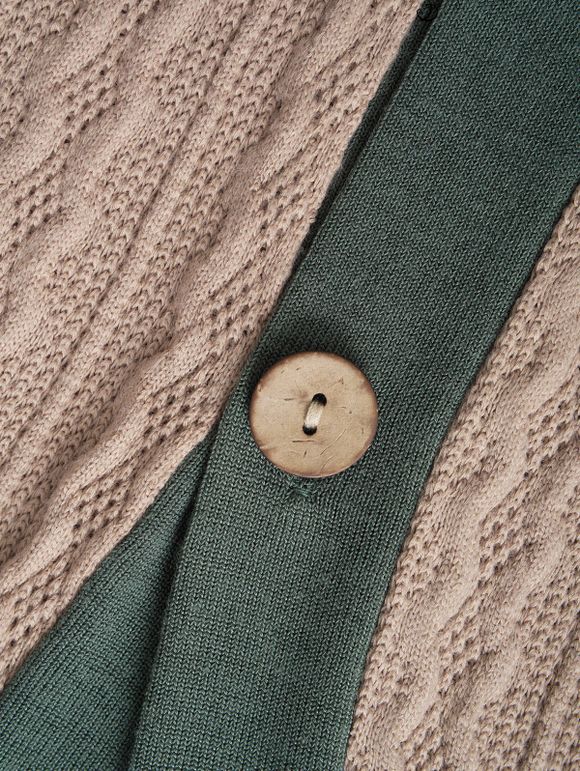 Robe Mi-longue en Mousseline à Capuche et Manches Evasées - café lumière XXL | US 14