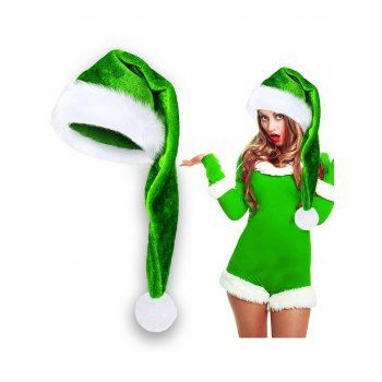 Holiday Gift Decoration Long Fluffy Christmas Hat