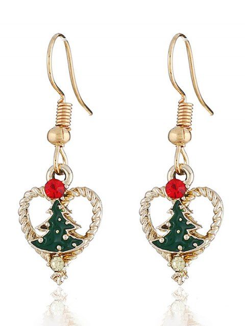 Boucles D'oreilles en Arbre de Noël