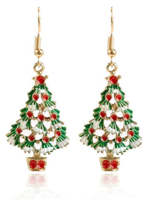 Boucles D'oreilles en Arbre de Noël