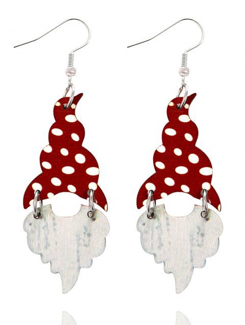 Boucles D'Oreilles Vintage Chapeau de Noël en Acrylique