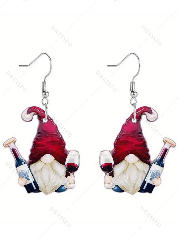 Boucles D'Oreilles Oreilles Cadeau de Noël Peandantes - multicolor A 