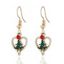 Boucles D'oreilles en Arbre de Noël - multicolor B 