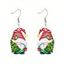 Boucles D'Oreilles Oreilles Cadeau de Noël Peandantes - multicolor C 