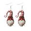 Boucles D'Oreilles Joyeux Noël Visage Poupée en Acrylique - multicolor A 