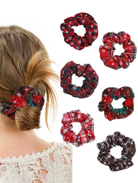 Accessoires de Cheveux de Noël 6 Pièces