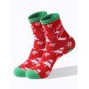 Chaussettes de Noël Mi-Mollet 5 Paires - multicolor A 