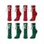 Chaussettes Mi-Mollet de Noël Magnétique Œil Design 2 Paires - multicolor A 