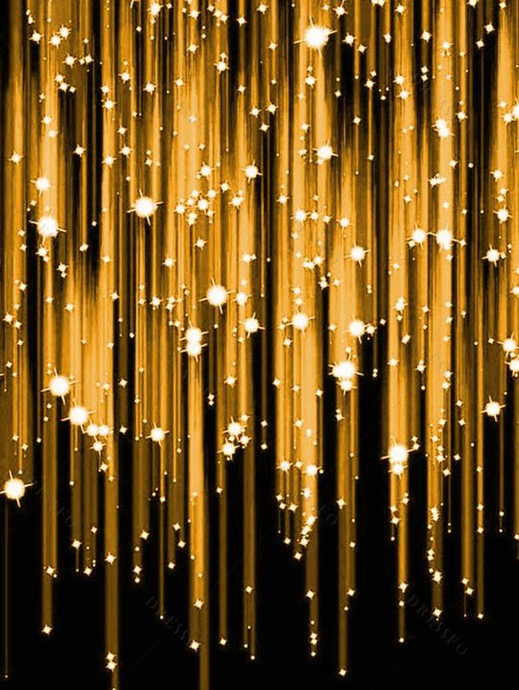 Mini Robe de Soirée Panneau en Fausse Fourrure à Paillettes à Volants - d'or S | US 4