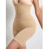 Corset Body Taille Haute à Double Boutonnage - Abricot M