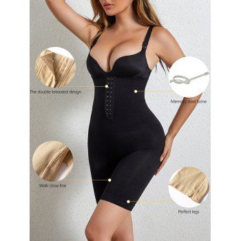 High Waist Tightening Belly Full Body Corset Double-breasted Lift the Buttocks Shapewear 