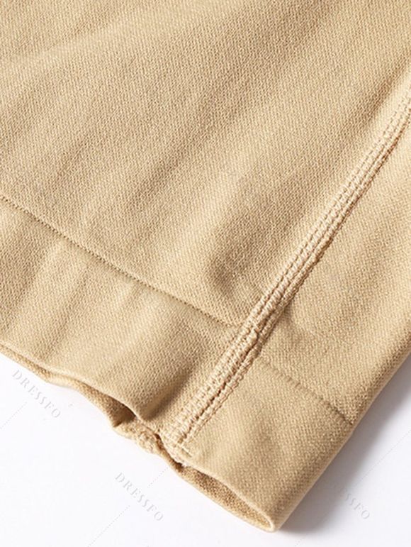 Corset Body Taille Haute à Double Boutonnage - Abricot XL