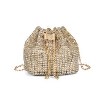 Diamond Chain Stylish Shoulder Crossbody Handbag Bucket Bag