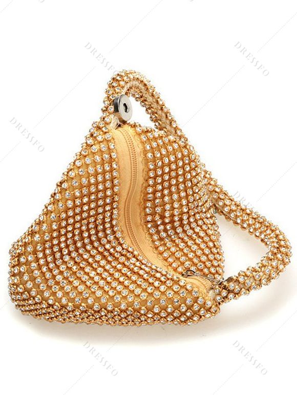 Sac à Main Fente Latérale Non Toxique pour Fête - d'or 