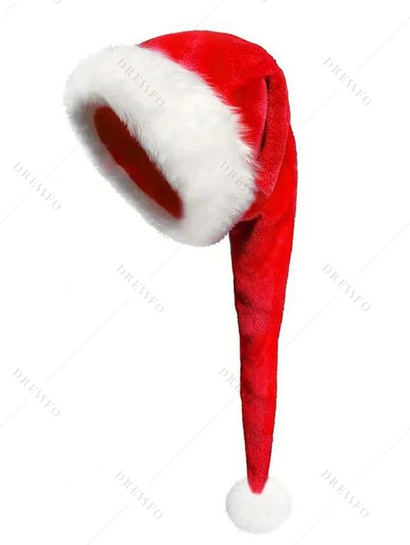 Christmas Off The Shoulder Faux Fur Panel Belted A Line Mini Dress And High Heel Warm Boots Fuffy Ball Cap Outfit - Rouge S | US 4