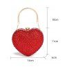 Christmas Tree Ball Star Print Belted Mini Dress And Heart-Shaped Rhinestone Handle Bag Drop Earrings Outfit - Rouge foncé S | US 4