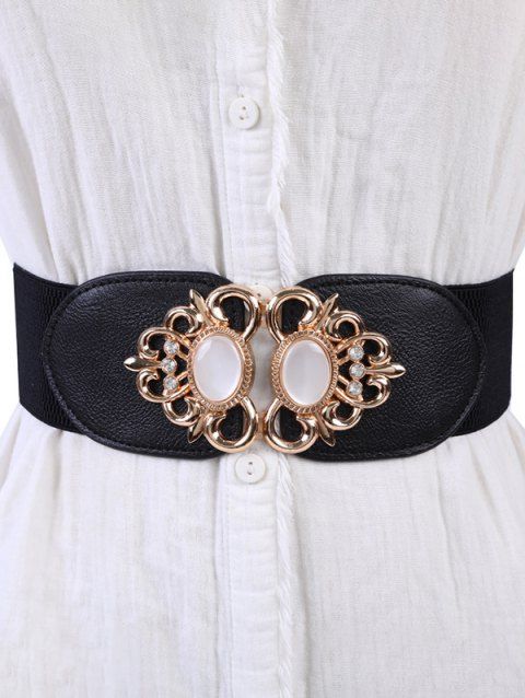 Ceinture Large Elastique Tendance