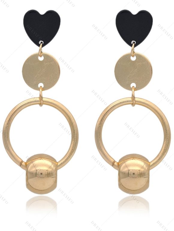 Hooded Cable Knit Arm Warmer Sweater Dress Set And Faux Fur Lining Mid-calf Boots Round Drop Earrings Outfit - Rouge foncé S | US 4