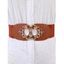 Ceinture Large Elastique Tendance - Blanc 