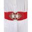 Ceinture Large Elastique Tendance - Blanc 