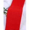 Ceinture Large Elastique Tendance - Rouge 