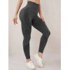 Legging Sportif Moulant à Taille Haute Motif Rayures - Gris S | US 4