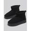 Mid-Calf Plush Lining Thickened Sole Warm Winter Short Boots - café EU 38