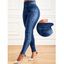 Jegging Imprimé Taille Haute - Bleu profond XL | US 10