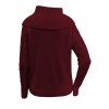 Pull Convertible en Tricot à Câble Manches Raglan à Col Montant - Rouge foncé XL | US 10