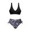 Maillot de Bain Bikini Croisé à Demi-Pièce à Lacets - Noir XXL | US 12