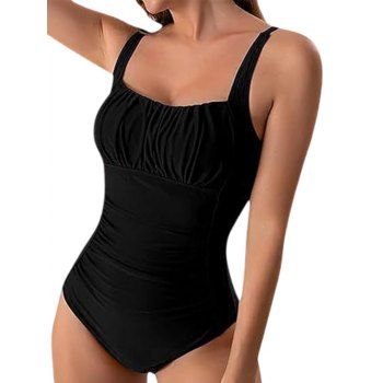 Ruched Vacation One-piece Swimsuit 