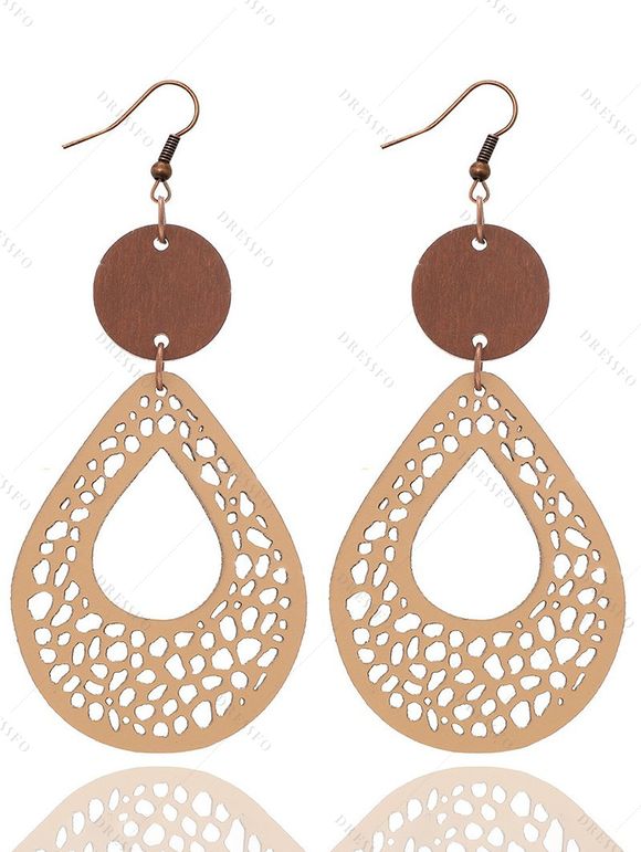 Plaid Cable Knit Belted Sweater Dress and Sheer Fleece-Lined Tights Leggings Lace Up Mid Calf Boots Wood Drop Earrings Outfit - Beige S | US 4