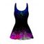 Maillot de Bain 1 Pièce à Pois Rembourré à Noeud Papillon - Noir L | US 8-10