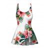 Maillot de Bain 1 Pièce Imprimé Floral Bohémien - Blanc S | US 4