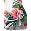 Maillot de Bain 1 Pièce Imprimé Floral Bohémien - Blanc S | US 4