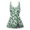 Maillot de Bain Motif Abstrait Style Ethnique Imprimé Une-Pièce - Vert profond S | US 4