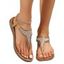 Bohemian Sandals Beaded Slip On Summer Beach Flip Flops - café lumière EU 36