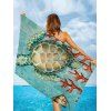 Serviette de Plage en Forme de Tortue Marine - multicolor C 