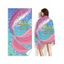 Serviette de Plage Tendance en Forme de Requin et Rectangle - multicolor D 