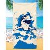 Serviette de Plage Tendance en Forme de Requin et Rectangle - multicolor D 