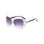 Lunettes Solaires Tendances sans Monture Motif Renard avec Strass Style Streetwear - multicolor A 