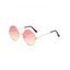 Lunettes de Soleil de Vacances Polarisées Monture Ronde - Rose clair 