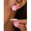 Boucles D'Oreilles de Plage Branché Forme de Fleur - Rose clair 