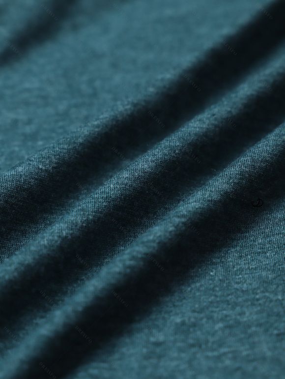 Mini Robe Décontractée Ligne A à Bretelle Croisée à Taille Haute - Vert profond L | US 8-10