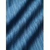 Robe de Vacances Asymétrique Texturée en Couleur Unie à Volants - Bleu Ciel XL | US 12