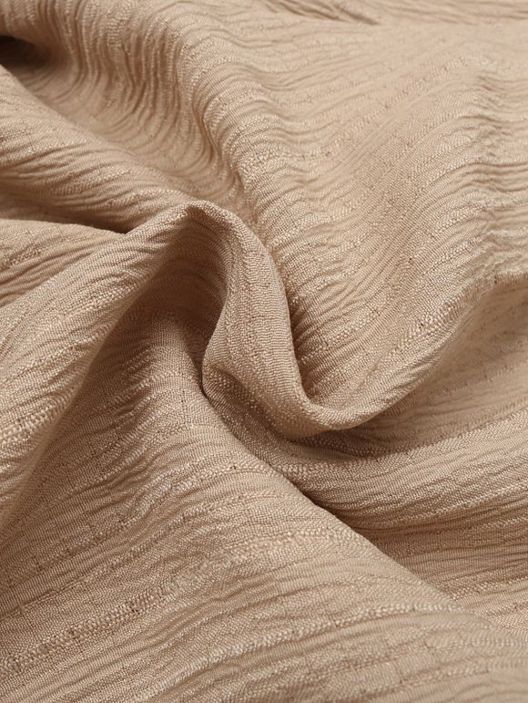 Pantalon Cargo Décontracté Long Nœud Papillon Design en Couleur Unie avec Poche - Champagne S | US 4