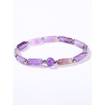 3 Pcs Artificial Crystal Geometric Beaded Bracelets Trendy Bracelets