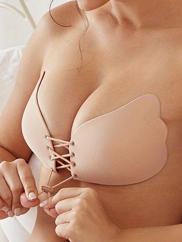 Soutien-gorge de Mariage en Forme D'Ailes à Lacets - café lumière CUP A