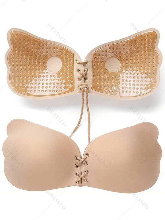 Soutien-gorge de Mariage en Forme D'Ailes à Lacets - café lumière CUP A