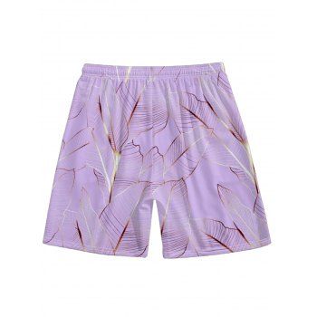 Vacation Couple Outfit Tropical Leaf Pattern Spaghetti Strap A Line Tank Dress and Roll Up Sleeve Shirt Drawstrings Shorts Beach Matching Outfit